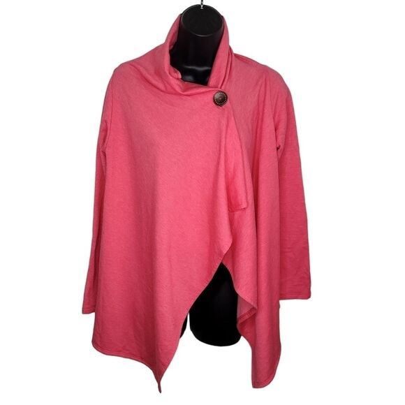 Bobeau Nordstrom pink shawl collar cardigan size XS - Picture 1 of 6